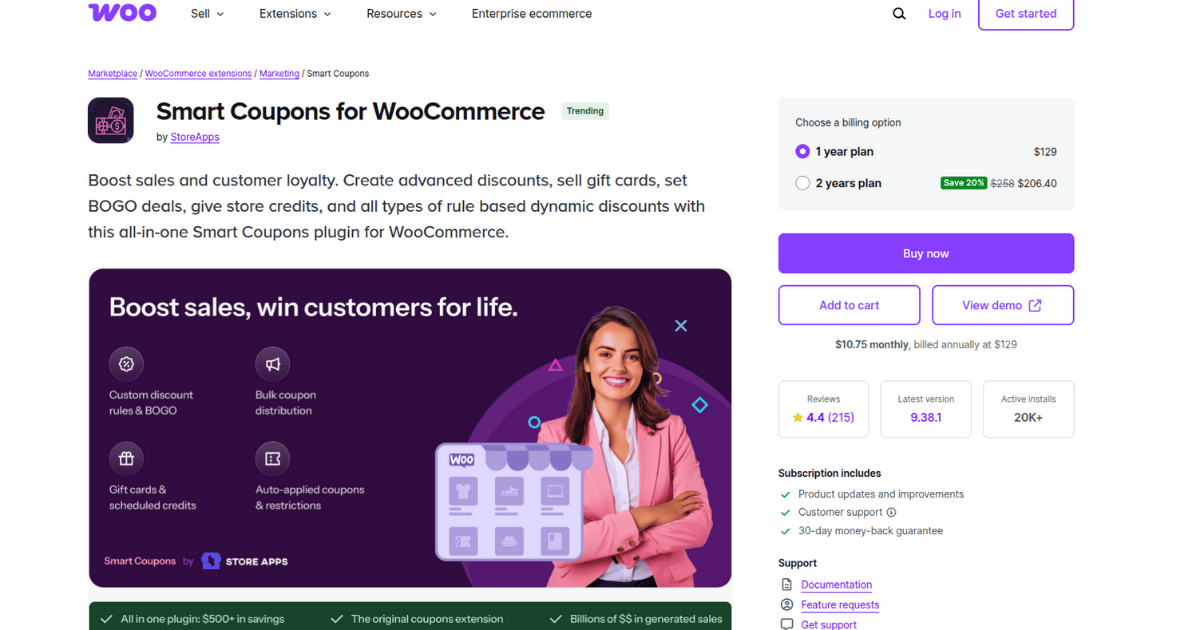 WooCommerce Smart Coupons Thumbnail