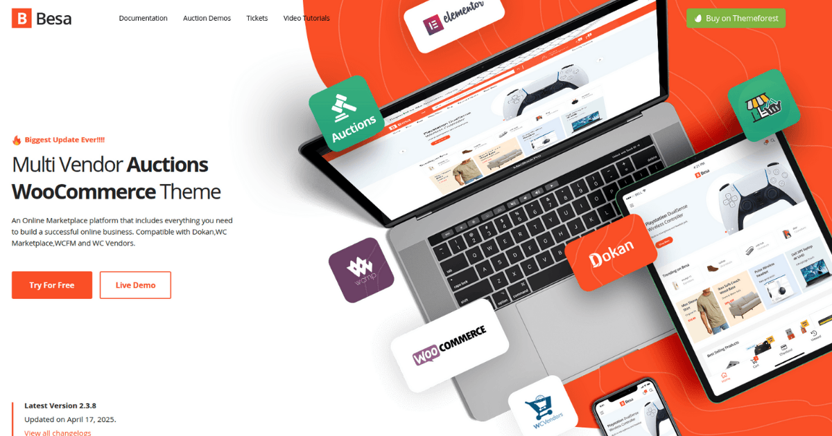 Besa WordPress Theme Thumbnail