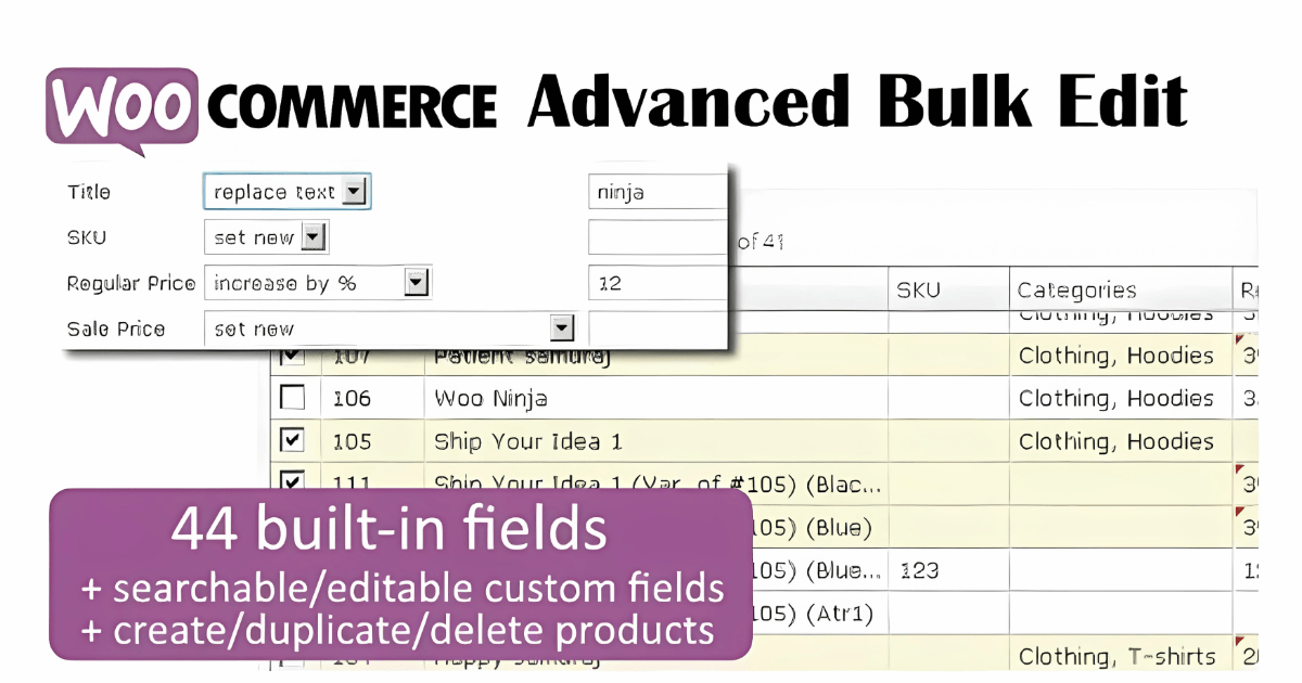 WooCommerce Advanced Bulk Edit Thumbnail